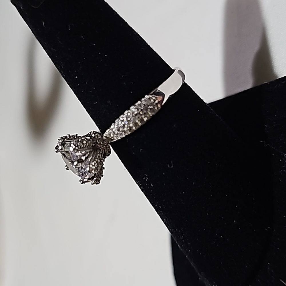 Sterling Silver Engagement Ring 💍 - Picture 15 of 16